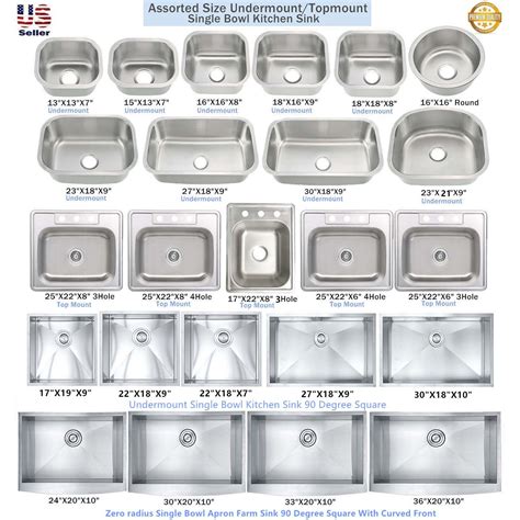 smallest sink kitchen cabinet size